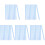 50St ABS Binding Bars Plastic Slide Binders Voor Kantoor En School 4
