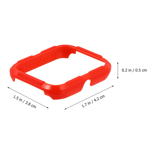 1 Roter Schutzrahmen Für Smartwatch, Langlebig Praktisch 1