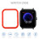 1 Roter Schutzrahmen Für Smartwatch, Langlebig Praktisch 5