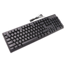 Arabic and English Computer Keyboard For All Windows Operating Systems, Tenkeyless Gaming Keyboard With Tactile Feedback, Individually Backlit Keys