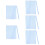 50St ABS Binding Bars Plastic Slide Binders Voor Kantoor En School 10