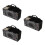 3Pièces Rangement Ciseaux Coiffeur Noir ABS Eva Résistant Usage 9