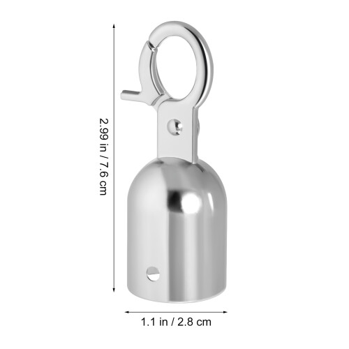 2Stk Seilendstopper Mit Haken Für Geländer Und Deck 2