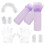 3Sets Haarverfpakket Paars Plastic Applicator Kit Voor Salon 2