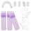 3Sets Haarverfpakket Paars Plastic Applicator Kit Voor Salon 3