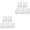 10Pcs White Hollow Drawing Stencils Tree Pattern for Creative Painting 3