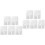 10Pcs White Hollow Drawing Stencils Tree Pattern for Creative Painting 4