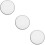 3St Drum Skin Set Wit Duurzaam Polyester Voor Jazz Drums En Percussie 9