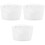 3Pièces Chapeaux De Chef Simples Blancs Pour Et Hommes 5