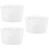 3Pièces Chapeaux De Chef Simples Blancs Pour Et Hommes 8