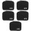 5Pièces Pochette Range Accessoires Noir Polyester Multicompartiments 7
