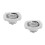 2Pcs White Rv Water Supply Valve with Rotating Cap for Camper Use 8