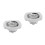 2Pcs White Rv Water Supply Valve with Rotating Cap for Camper Use 9