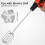 3Pcs Handheld Stainless Steel Meat Whisk Small Kitchen Whisk Stirrer 9