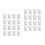 200Pcs Disposable Therapy Foot Covers Waterproof Breathable White 5