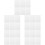 30St Wateroplosbare Borduurondersteuning Wit Non-Woven Stof 7