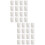200Pcs Disposable Therapy Foot Covers Waterproof Breathable White 7