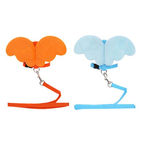 2Pcs Pet Chest Strap Cat Harness Durable Comfortable Assorted Colors 1