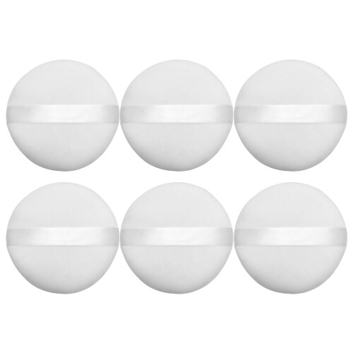 Set Of 2 Face Puff For Powder Make Up Pads Pressed Compact Makeup 1