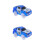 2Pièces Jouets Piste Course LED Robuste Enfant 9