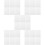 30St Wateroplosbare Borduurondersteuning Wit Non-Woven Stof 8