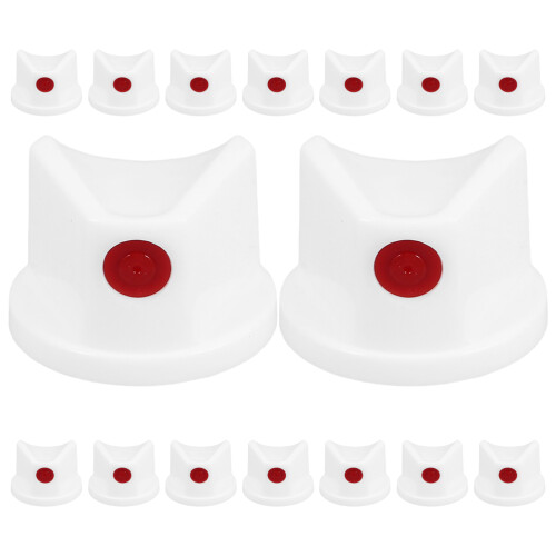 90Pcs White Spray Paint Caps with Trigger Handle for DIY Home and Auto 1
