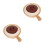 2Pcs Ceramic Beige Stew and Soup Pot Kitchen Cookware 4