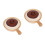2Pcs Ceramic Beige Stew and Soup Pot Kitchen Cookware 5