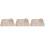 3Sets Straw Section Plates Beige Unbreakable Kids Dinner Set 4