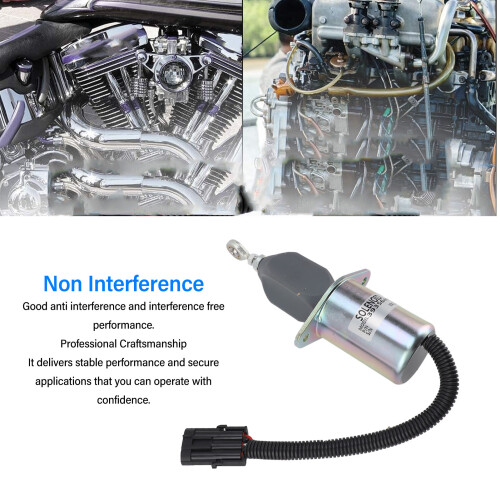 12V Shut Off Solenoid Valve High Sensitivity Metal