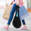 1Grote Zwarte Schoudertas, Multifunctioneel En Chic Dames 5