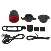 Long-lasting Battery Rechargeable Bike Light, Long-lasting Battery Easy to Install Universal Fit Safety Taillight with Smart Sensors, Bright LED