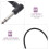 12Pièces Câbles Patch Guitare Électrique Noir PVC Stable 8