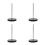 4Pcs Black Stainless Steel Check Forks Receipt Holders for Restaurant 6