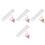 16Pcs USB Keyboard Light Silver Plastic Adjustable Night Lamp 11