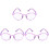 3Pcs Blue Light Glasses Kids Lightweight Flexible Frame for Screen Use 2