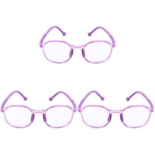 3Pcs Blue Light Glasses Kids Lightweight Flexible Frame for Screen Use 1