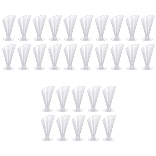 30Pcs Clear Pudding Cups Dessert Cups for Party Serving 2
