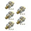 20Pièces Graisseur Outils Pneumatiques Mini Aluminium 4
