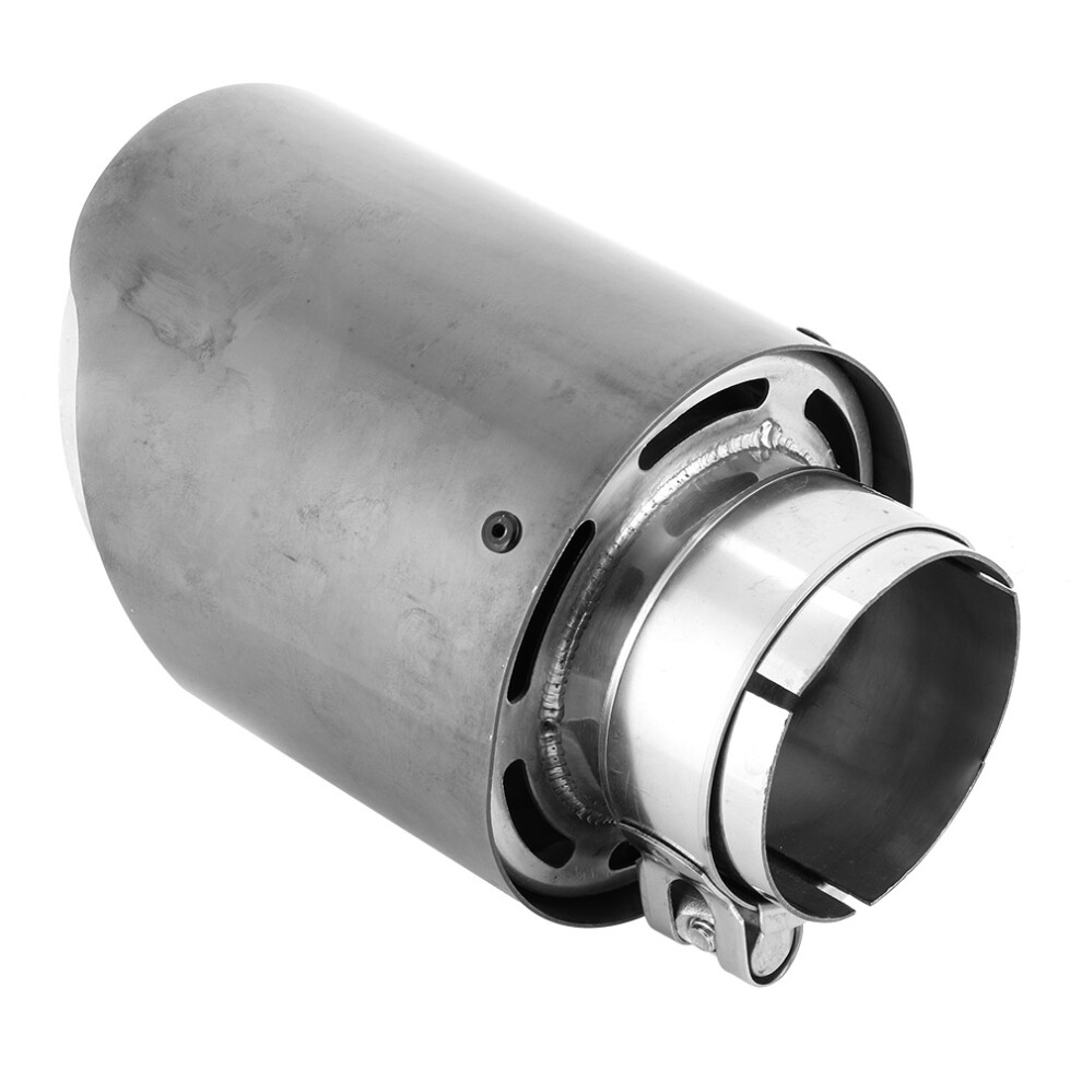 Exhaust Tip With Clamp-On And Bolt-On Installation, Exhaust Pipe Adapter Featuring304stainless Steel Exhaust Pipe Reducer, Welds To Two Concentric 9489952154862