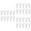 30Pcs Clear Pudding Cups Dessert Cups for Party Serving 6