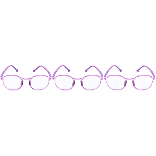 3Pcs Blue Light Glasses Kids Lightweight Flexible Frame for Screen Use 2