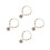 4St ABS Huisdier Ketting Wit Petal Collar Medium 7