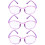 3Pcs Blue Light Glasses Kids Lightweight Flexible Frame for Screen Use 5