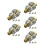 20Pièces Graisseur Outils Pneumatiques Mini Aluminium 7