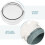 2Pcs Mini Clear Snow Globe Craft Kits for Creative Water Globe Making 8