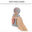 2 Pcs Hand Grip Strength Tester Strengthener Forearm Dynamometer Grips 4