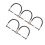 10Pcs Right Angle Elbow Patch Cable for Guitar Black Low Capacitance 2