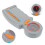 2 Pcs Hand Grip Strength Tester Strengthener Forearm Dynamometer Grips 7