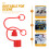 4 Pcs Connector Dust Protection Cap Plastic Caps Hydraulic Quick 6